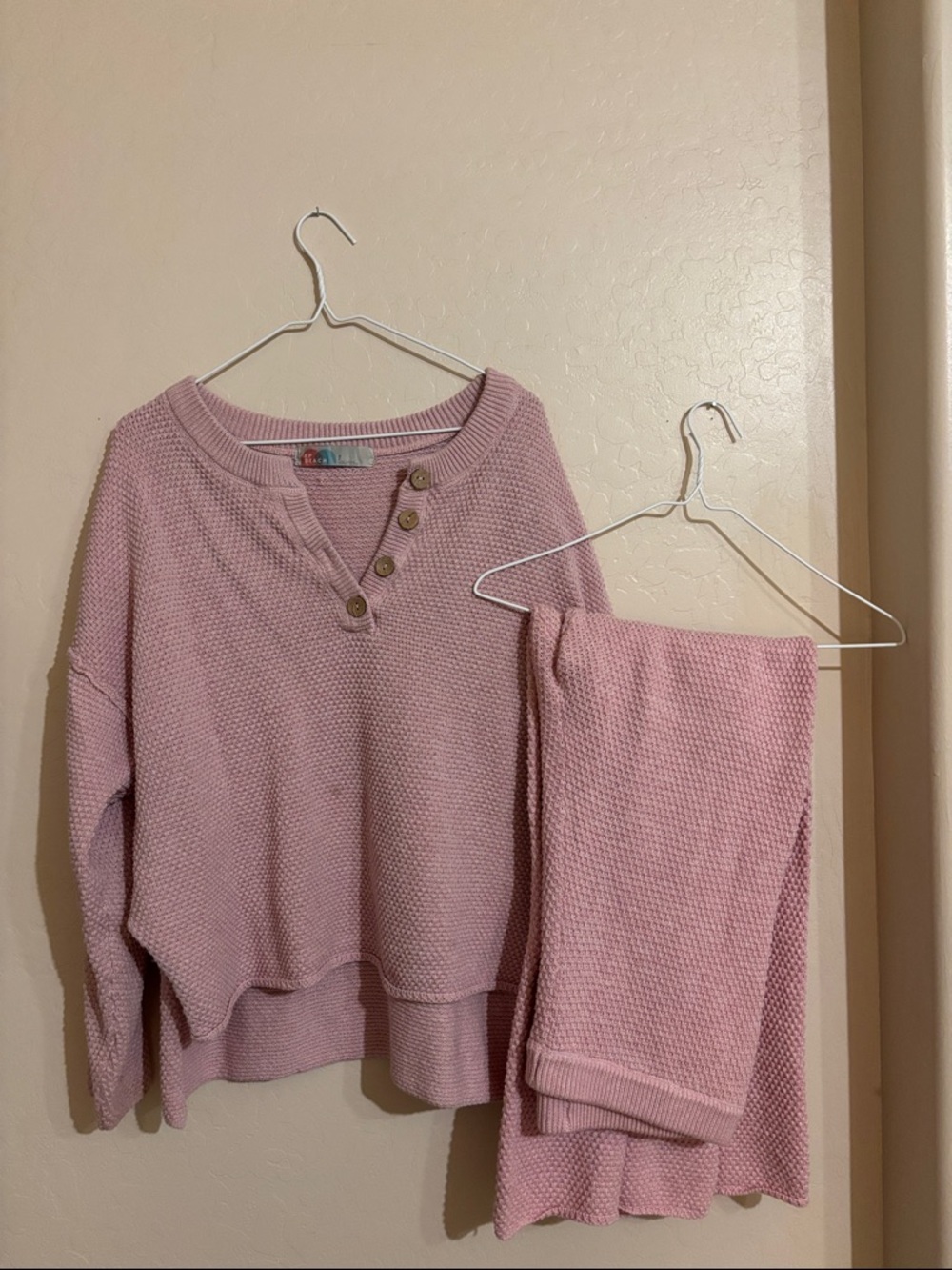 Free people hailee set in pink